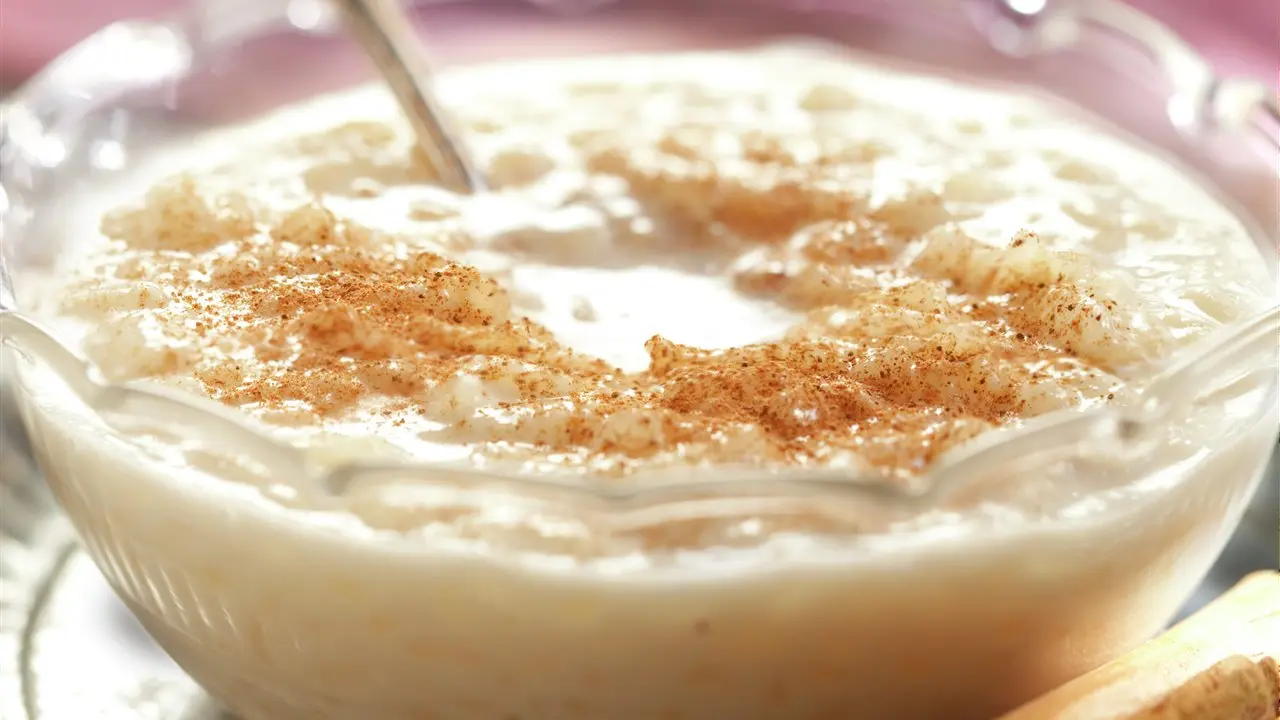 Arroz con leche y canela