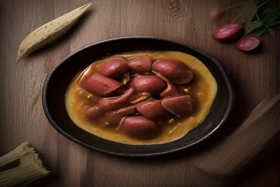 Menestu asturiano: guisantes con jamón
