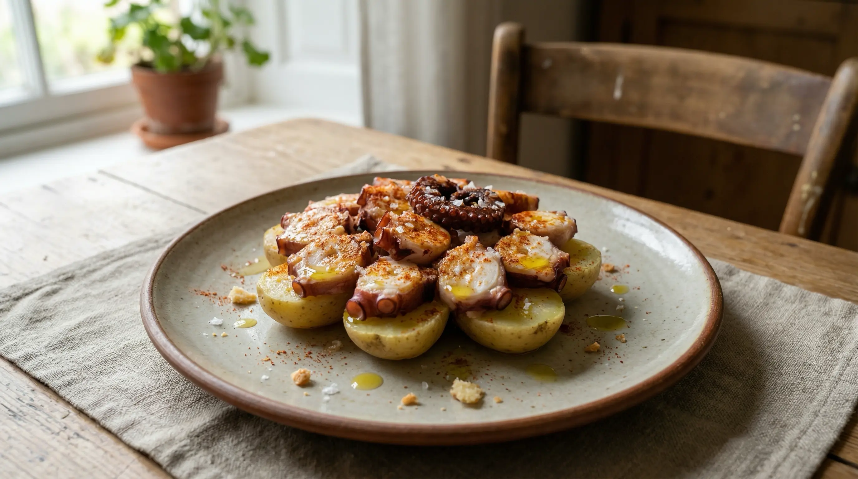 Pulpo a la Gallega (Al Estilo de nuestras Rulas)