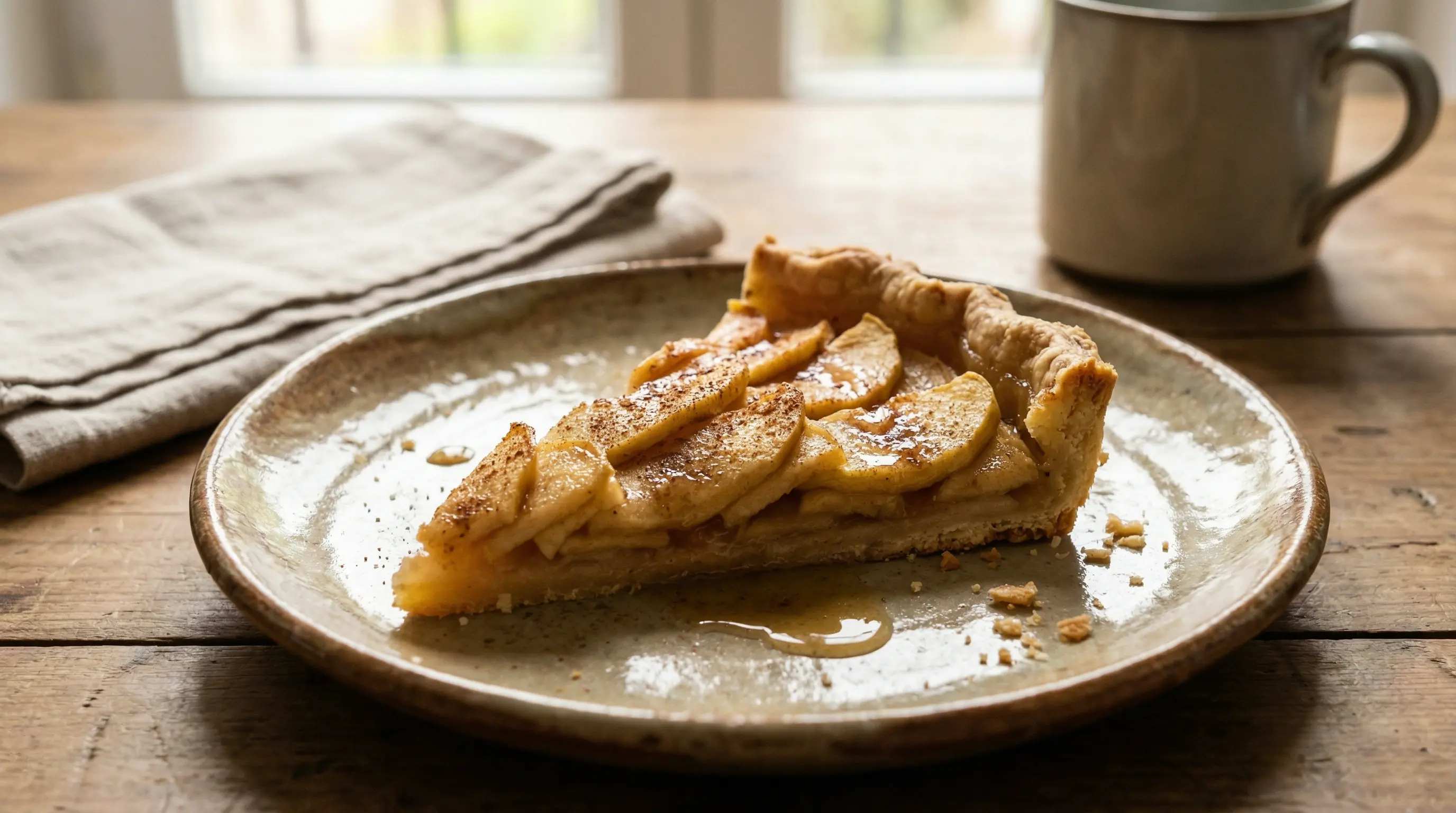 Tarta de manzana con sidra