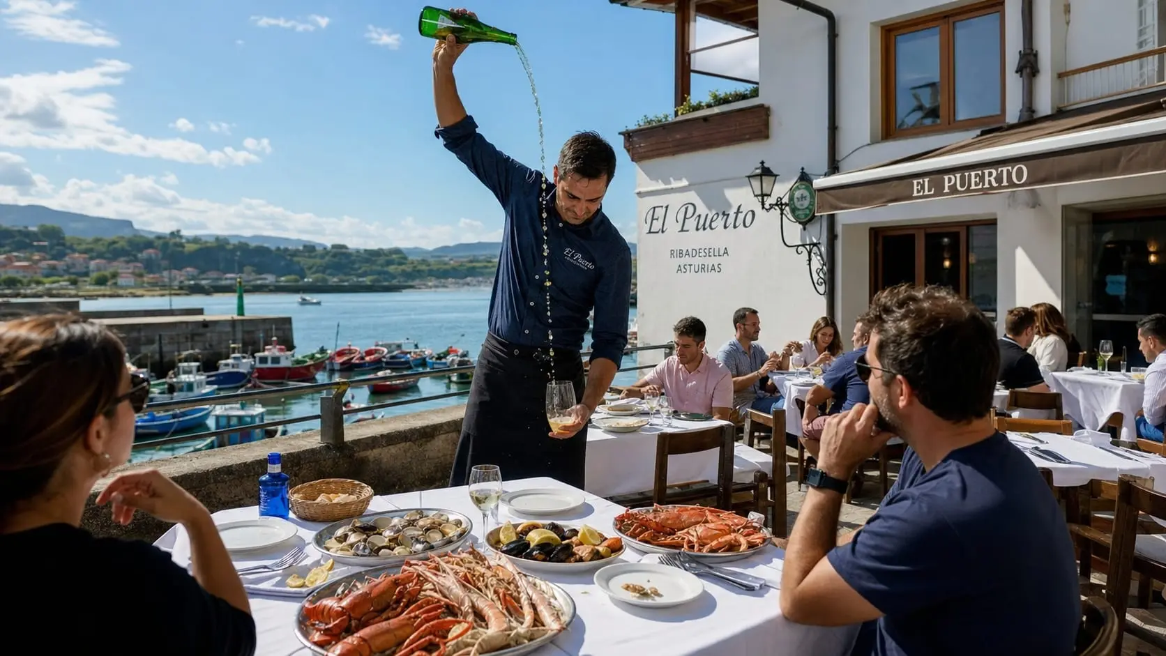 El Puerto — Sidrería y Marisquería junto a la Ría en Ribadesella